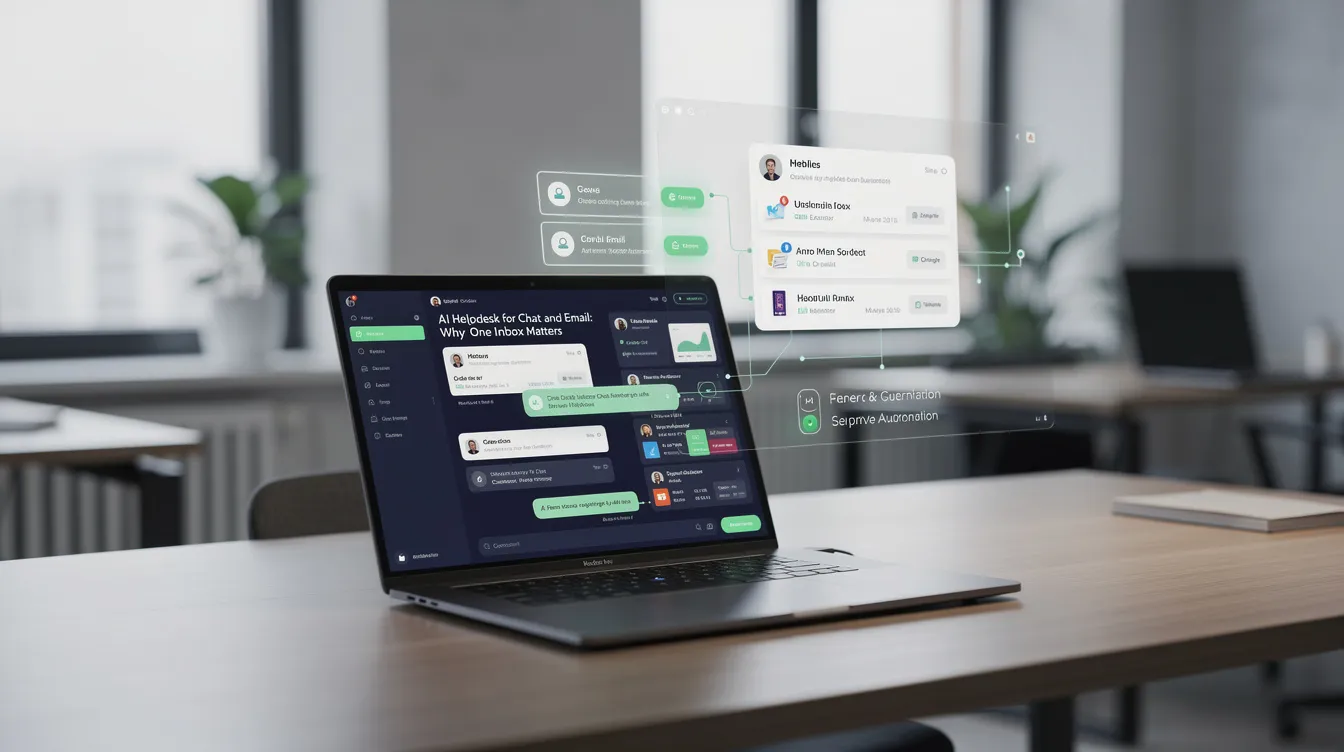 AI Helpdesk for Chat and Email: Why One Inbox Matters featured image
