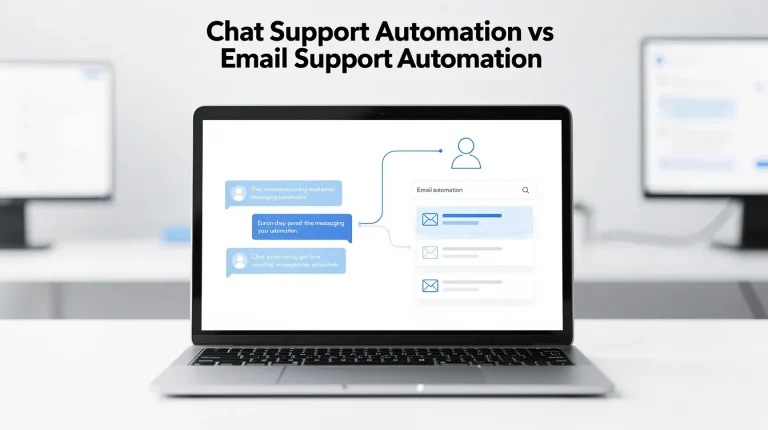 Chat Support Automation vs Email Support Automation featured image
