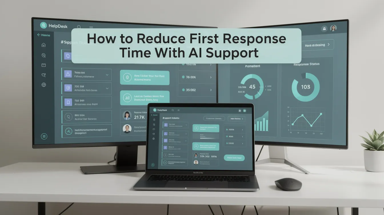 How to Reduce First Response Time With AI Support featured image