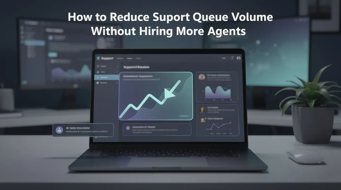 How to Reduce Support Queue Volume Without Hiring More Agents featured image